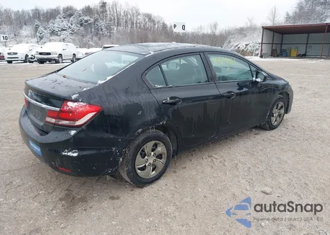 2015 Honda Civic Lx из США, поврежденный, VIN 2HGFB2F53FH534909